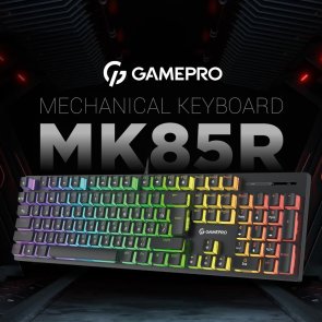 Клавіатура GamePro MK85R Red Switch RGB USB Black