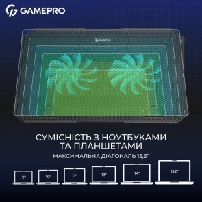 Підставка для ноутбука GamePro CP350 Black