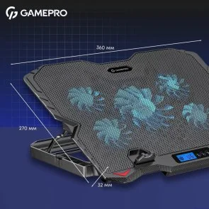 Фото: Підставка для ноутбука GamePro CP560 Black № 10 | KTC