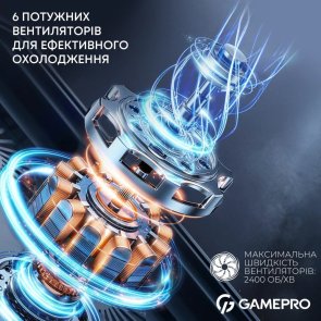 Підставка для ноутбука GamePro CP660 Black