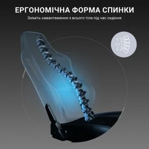 Фото: Крісло Anda Seat Luna Pro Size L Gray Fabric (AD18T-44-G-F) № 12 | KTC
