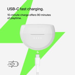 Навушники Belkin SoundForm Rhythm TWS White (AUC012BTWH)
