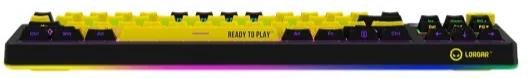 Клавіатура Lorgar KBP70TKLW Toxic Purple ENG WL/RT/USB Black/Yellow (LRG-KBP70TKLW-YL-US)