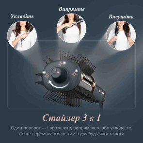 Фен-щітка Rowenta Air Brush 3D 3-in-1 (UB9720E0)