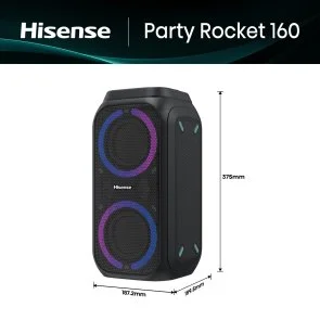 Фото: Акустика для вечірок Hisense Party Rocket 160 Black (20013565) № 5 | KTC