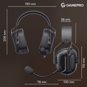 Гарнітура GamePro Genesis Hunter Black (HS1350B)