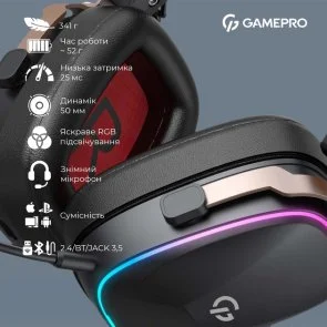 Фото: Гарнітура GamePro Asgard Valkyria Black (HSW249B) № 15 | KTC