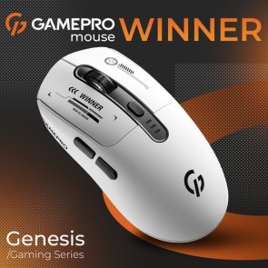 Миша GamePro Genesis Winner WL/BT/USB White (GM079W)