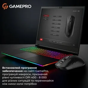 Фото: Миша GamePro Genesis Winner WL/BT/USB Black (GM079B) № 8 | KTC