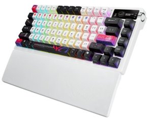 Клавіатура ASUS ROG Azoth X NX Snow V2 EN PBT WL/BT/USB (90MP044F-BKUA30)
