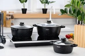 Фото: Каструля Ardesto Gemini Anzio 4.4L Black (AR2424GE) № 6 | KTC