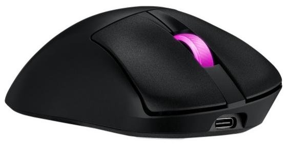Миша ASUS ROG Keris II Origin WL/BT/USB Black (90MP04A0-BMUA00)