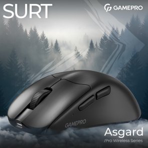 Миша GamePro Genesis Asgard Surt WL/BT/USB Black (GM017B)