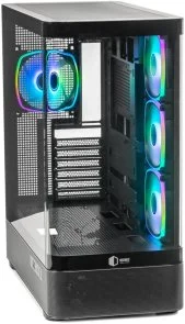 Фото: Корпус QUBE Masterforce Black with window (MASTERFORCE_GBNU3) № 3 | KTC