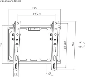 Фото: Кронштейн ITech PN2T Black № 5 | KTC
