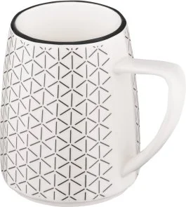 Фото: Чашка Ardesto Lamberto 360ml White/Grey (AR3052) № 4 | KTC