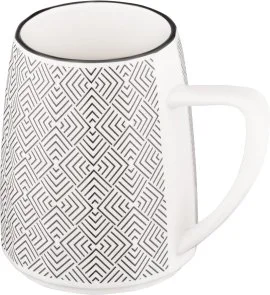 Фото: Чашка Ardesto Lamberto 360ml White/Grey (AR3050) № 4 | KTC