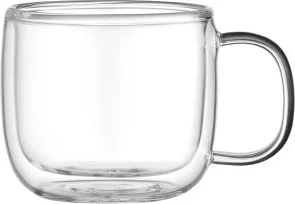 Фото: Набір чашок Ardesto 450ml 2pcs Clear (AR2645BWH) № 3 | KTC