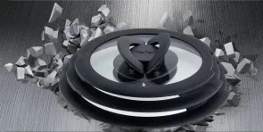 Фото: Набір скляних кришок Tefal Ingenio 16cm / 18cm / 20cm Black (L9849053) № 7 | KTC