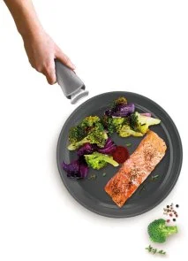 Фото: Набір сковорідок Tefal Ingenio Renew 24cm/ 28cm 3pcs Gray (L2609502) № 3 | KTC