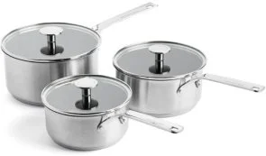 Фото: Набір змішаний KitchenAid SSS 20/28cm 1.49L/ 2.13L/ 3.11L 8pcs (CC004221-001) № 3 | KTC