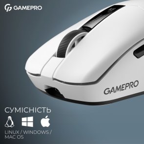 Миша GamePro Asgard Thor WL/BT/USB White (GM023W)