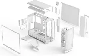 Фото: Корпус FRACTAL DESIGN Meshify 3 XL Ambience Pro RGB White TG Clear Tint (FD-C-MES3X-05) № 14 | KTC