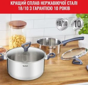 Фото: Набір змішаний Tefal Daily Cook 1.5L/ 2L/ 2.9L/ 5L 8pcs (G712S855) № 13 | KTC