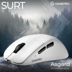 Миша GamePro Genesis Asgard Surt WL/BT/USB White (GM017W)