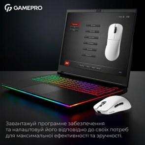 Миша GamePro Genesis Asgard Odin 8K WL/USB White (GM035W)