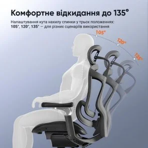 Фото: Крісло SIHOO Doro C300 Pro Black (DORO-C300-PRO-M101) № 5 | KTC