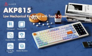 Ajazz AKP815 Red Switch RGB USB White (AKP815-R-WBO)