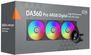 Система рідинного охолодження PCCooler DA360 Pro ARGB Display Black (DC360Pro-BKAWXY-GL)