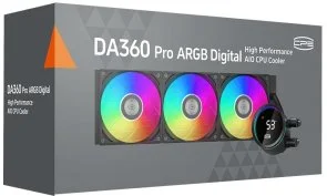 Фото: Система рідинного охолодження PCCooler DA360 Pro ARGB Display Black (DC360Pro-BKAWXY-GL) № 7 | KTC