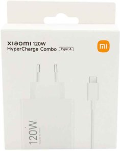 Зарядний пристрій Xiaomi 120W HyperCharge Combo Type-A with AM/Type-C (BHR9462EU)