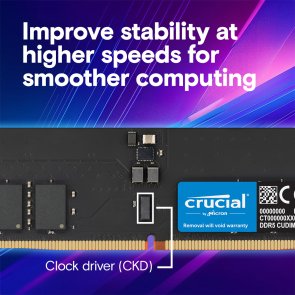 Оперативна пам’ять Crucial CUDIMM DDR5 1x16GB (CT16G64C52CU5)