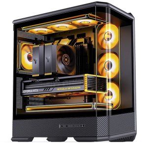 Корпус Jonsbo D400 Black with window