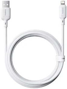 Кабель Baseus Silky Series 2.4A AM / Lightning 2m White (P10377702213-01)