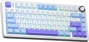 Клавіатура Aula F75 Gasket Reaper Switch Hot-Swap PBT Purple (6978080501479)