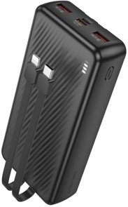 Батарея універсальна BOROFONE BJ57A Graceful 20000mAh 22.5W Black (6941991111860)