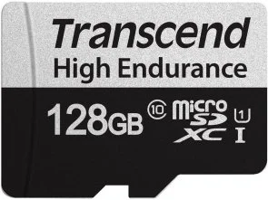 Фото: FLASH пам'ять Transcend USD350V Micro SDXC 128GB with adapter (TS128GUSD350V) № 2 | KTC