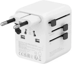 Фото: Зарядний пристрій Canyon Travel Adapter OnTour 20 GaN III 20W White (CNS-TA20W1005W) № 2 | KTC