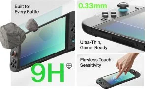 Фото: Захисне скло Belkin for Nintendo Switch 2 Anti-Reflective (ENA004HQ) № 5 | KTC