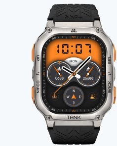 Смарт годинник KOSPET Tank M3 Ultra Silver