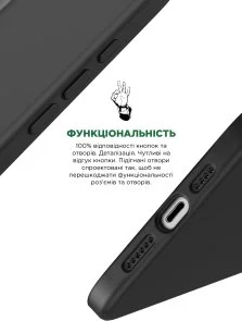 Фото: Чохол ArmorStandart for Apple iPhone 15 Pro - ICON2 MagSafe Black (ARM72743) № 4 | KTC