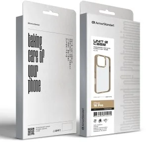 Фото: Чохол ArmorStandart for Apple iPhone 16 Pro - UNIT2 Titanium Gold (ARM78773) № 2 | KTC