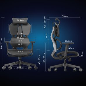 Крісло SIHOO X5C Black (X5C-301)