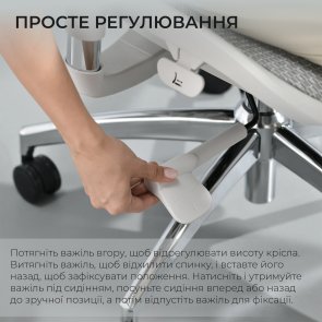 Крісло SIHOO Doro S100 White (S100-M302)