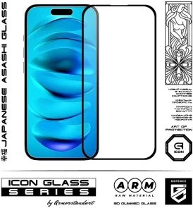 Фото: Захисне скло ArmorStandart Icon 3D for Apple iPhone 16 Plus (ARM78029) № 2 | KTC