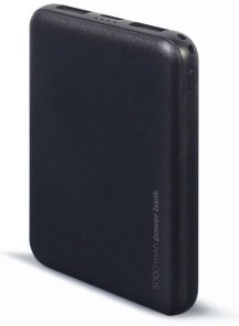 Батарея універсальна Gembird PB05-02 5000mAh, 2xUSB, 1xType-C, Black